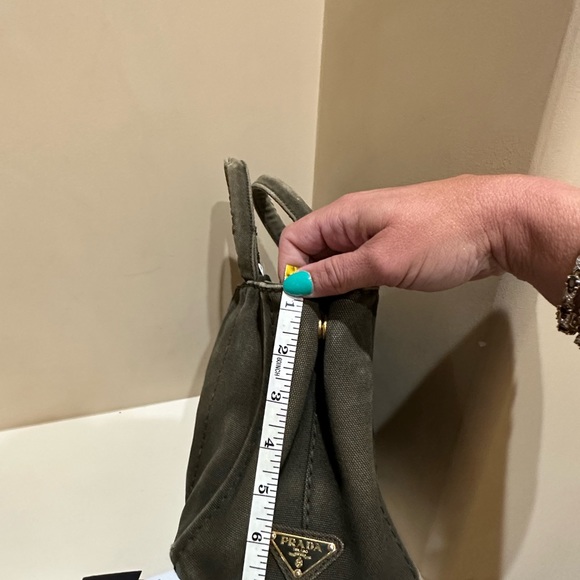 Prada Canapa Tote Militare (army green) - Picture 13 of 13
